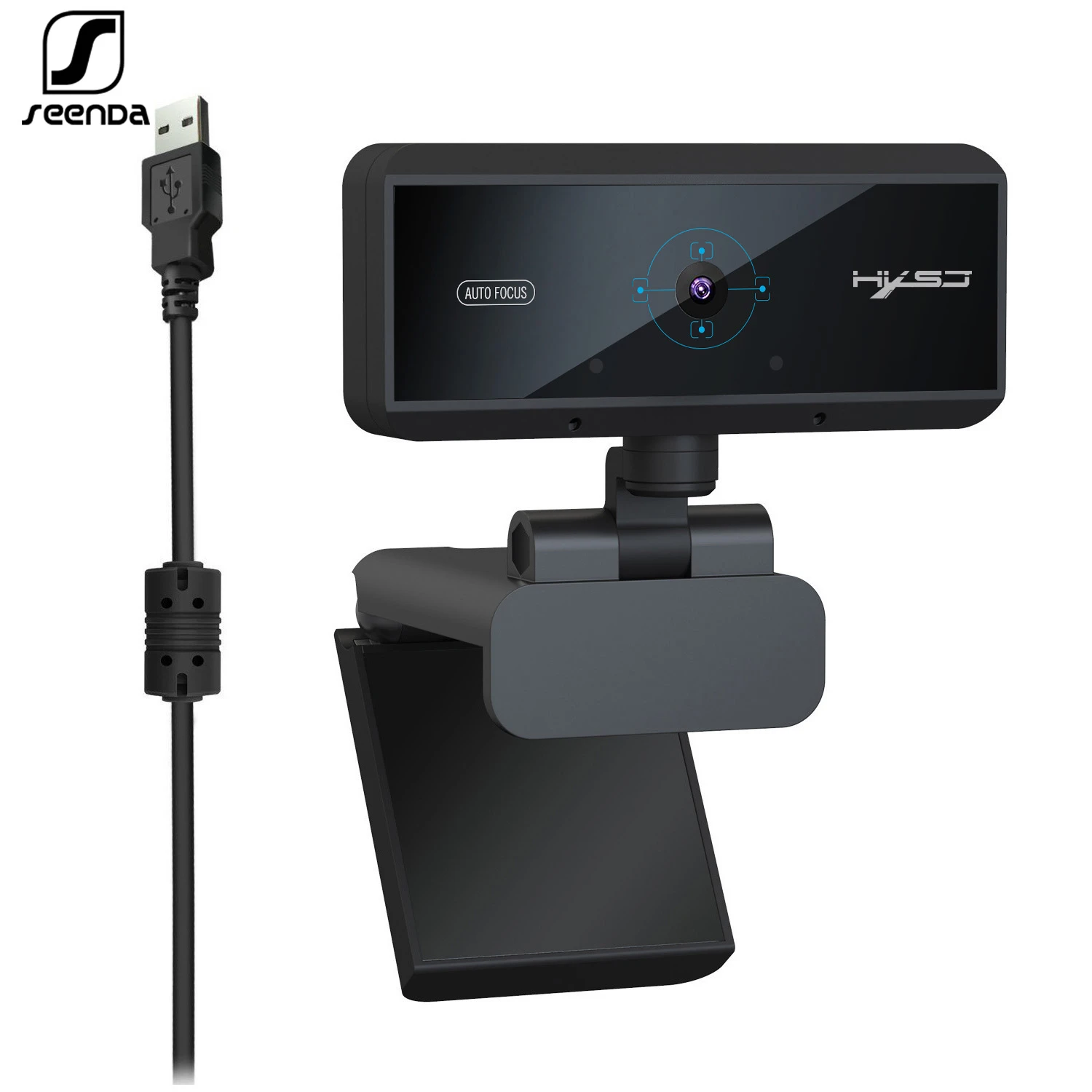SeenDa 1080P HD веб камера с микрофоном постоянным фокусным расстоянием f USB Камера