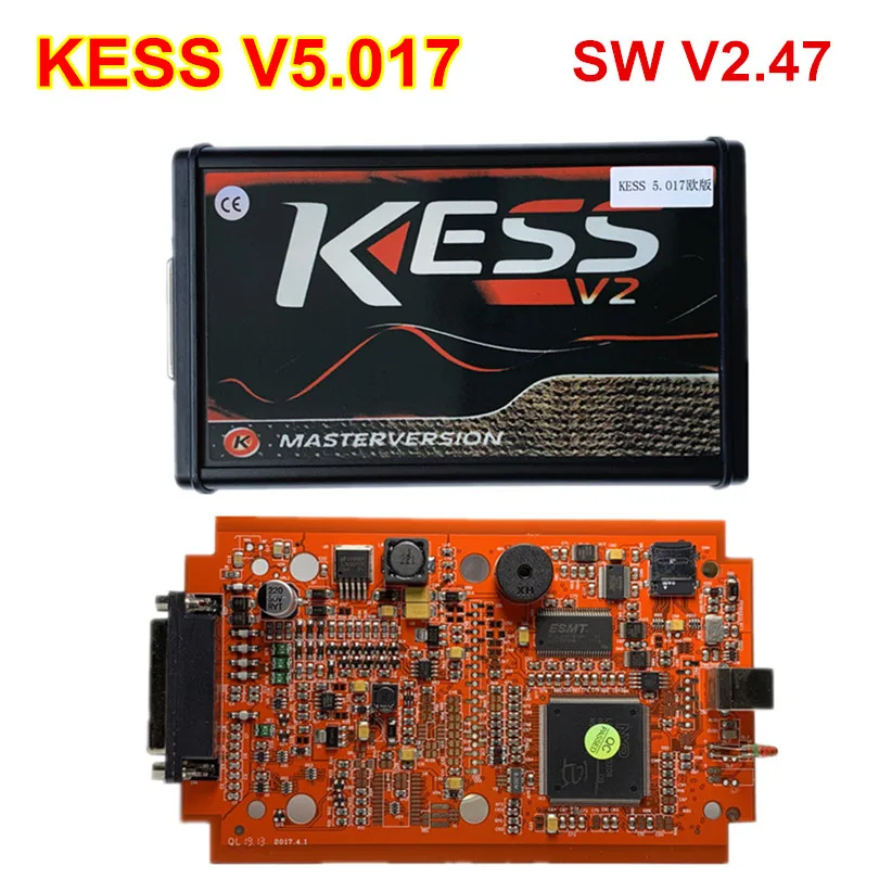 Новейший KESS V2 V2.47 V5.017 EU красный ECM Титан KTAG V2.25 V7.020 онлайн мастер версия BDM Рамка ECU OBD2 автомобиль/Грузовик программист