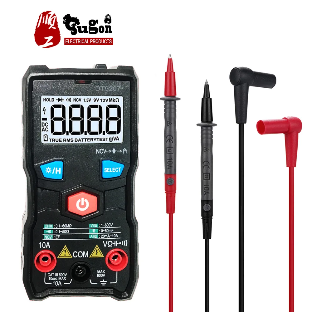 

Transistor Capacitor Multimeter Probe Component Tester Insulation Auto Range Multimeter Spark Plug Multimetro Electric Tools DE5