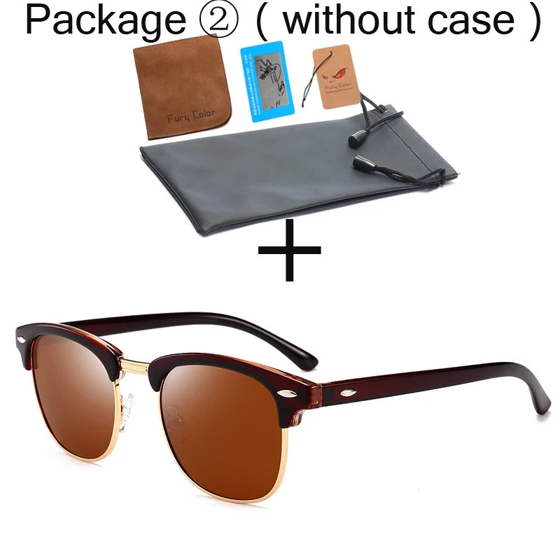 brown-brown-2 UV400 поляризационные мужские и женские солнцезащитные очки 3016, классические модные ретро брендовые солнцезащитные очки с покрытием, солнцезащитные очки gafas De Sol Masculino - Цвет линз: brown-brown-2