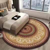 american european patterned national wind living room bedroom hanging basket chair round mat carpet customcustom size