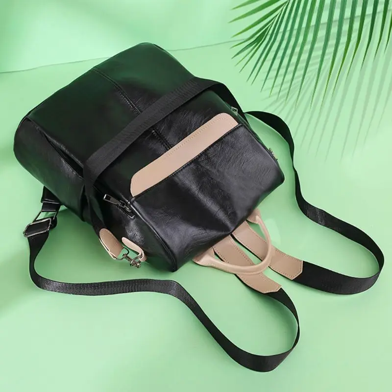 

2019 Fashion Women Backpack Casual Anti-theft Leather Rucksack Laptop Travel Shoulder Bag