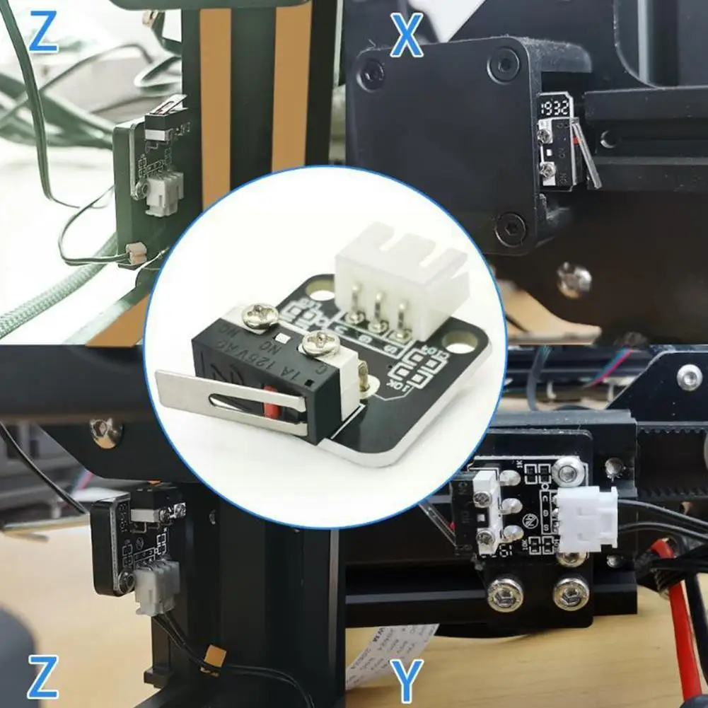 

1pcs Mixed CREALITY 3D Original 3D Printer Accessories Limit to Switch use N/C easy Micro Switch control X/Y/Z 3Pin axis N/ N5O0