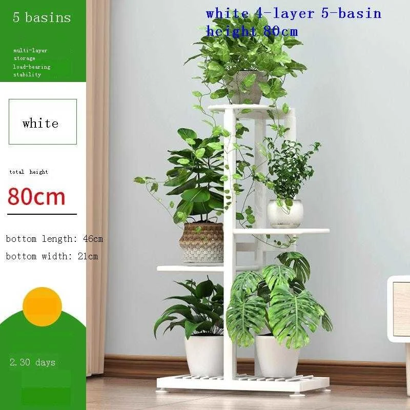 

Estante Para Etagere Plante Estanteria Plantas Suporte Flores Stojak Na Kwiaty Balcony Shelf Outdoor Plant Rack Flower Stand