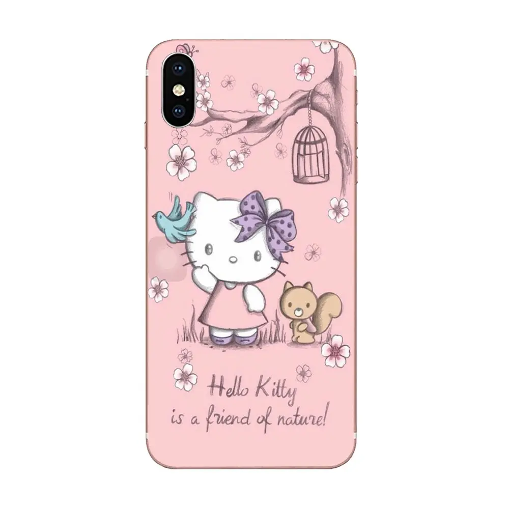 Мягкий чехол из ТПУ для телефона samsung Galaxy Note 5 8 9 S3 S4 S5 S6 S7 S8 S9 S10 5G mini Edge Plus Lite Sanrio |