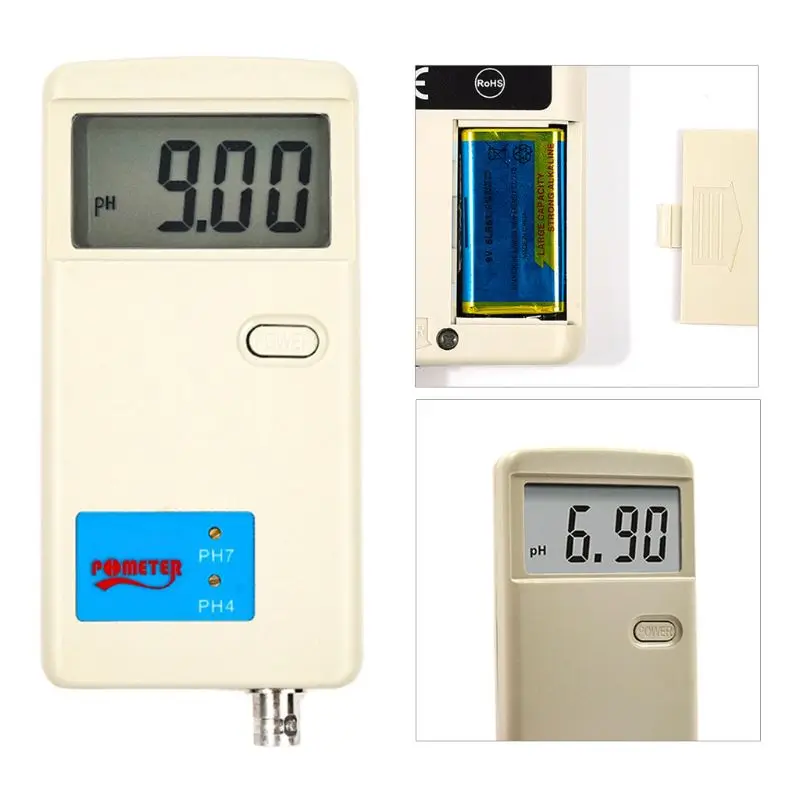

PH-012 Quality Purity PH Meter Digital Water Tester for biology chemical laboratory 0.00-14.00ph Analyzer