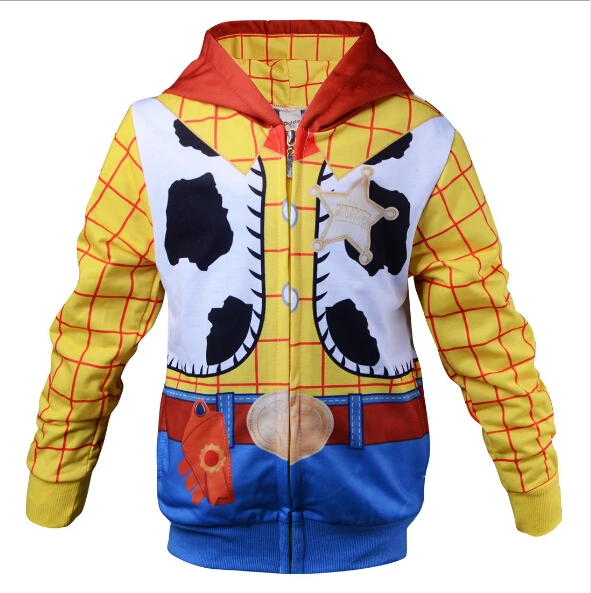 Toy Story 4 Buzz lightyear/толстовки с капюшоном, г., свитер с капюшоном на молнии с 3D принтом для маленьких детей, аниме, карнавальный костюм с героями мультфильмов