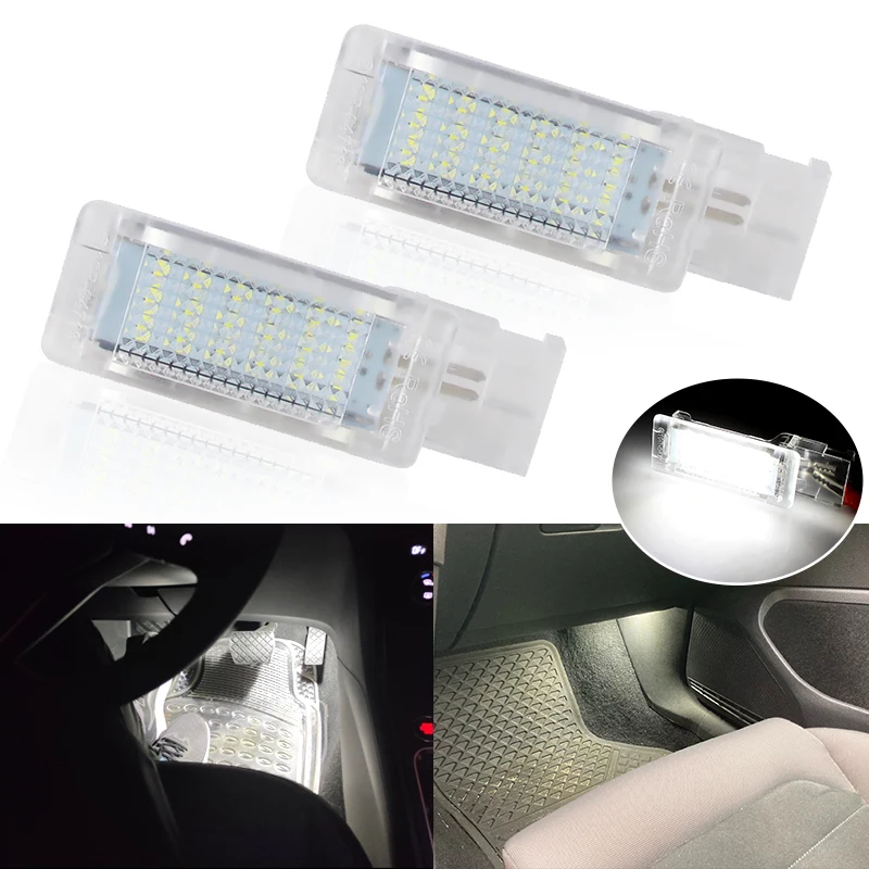 

LED Footwell Light Luggage Compartment Glove Box Lamps For Seat Ateca Alhambra Skoda Superb Rapid VW Passat B6 B7 Golf 5 6 Caddy