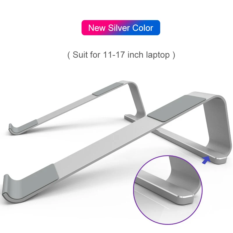 Подставка для ноутбука переносной Регулируемый угол наклона алюминиевый сплав