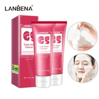 lanbena face cleanser vitamin e facial cleansing foam nourishing deep clean moisturizing cleasing oil skin smooth face wash 2pcs