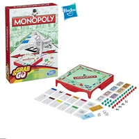 hasbro monopoly travel edition portable english original genuine games and puzzles party games edition monopoly toys