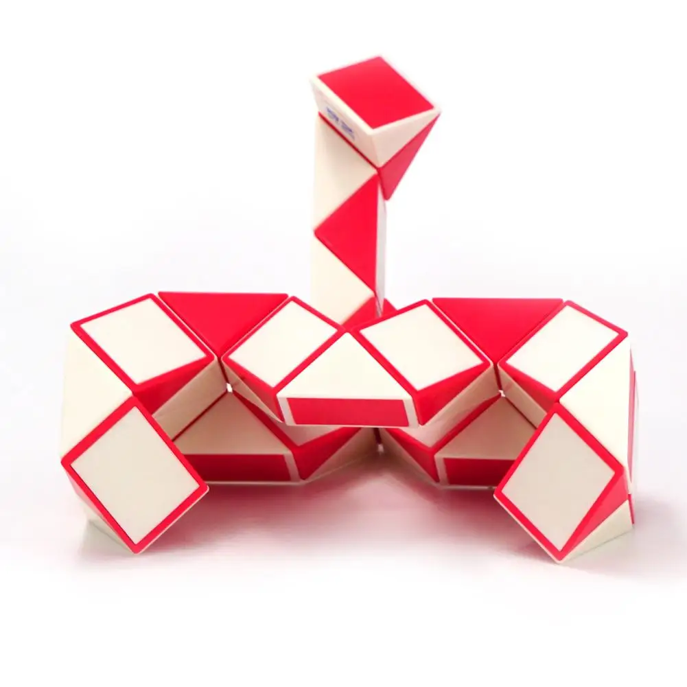 

Qiyi 36 сегмент магического правила кубиками змейки эластичный изменен твист трансформер детская игрушка-головоломка для детей