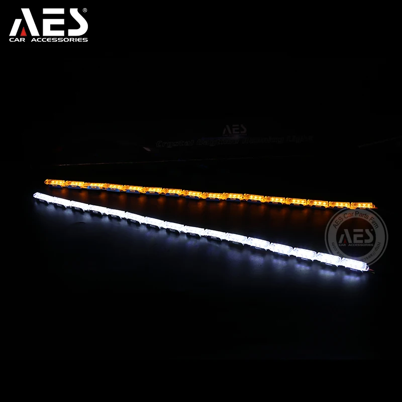Дневные ходовые огни AES 2 светодиодный т. для Audi сигнасветильник белый + желтый 60