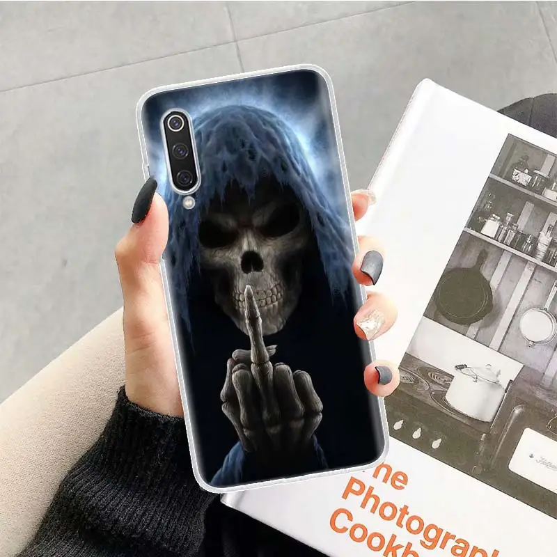 Чехол Grim Reaper Skull Skeleton для Xiaomi Redmi Note 10 9 9S 8 7 6 8T 8A 7A 6A S2 K30 K20 MI CC9 F1 Lite Pro Мягкий ТПУ чехол