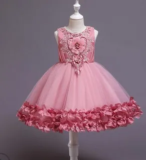 

Girls Dress Elegant New Year Princess Children Party Dress Wedding Gown Kids Dresses for Girls Birthday Party Dress Vestido Wear