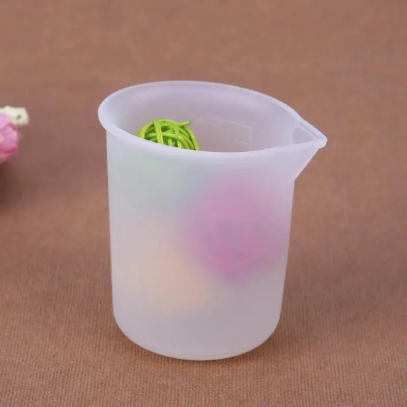 Crystal Glue Silicone Measuring Cup DIY Cake Baking Mold Tool with Scale | Дом и сад