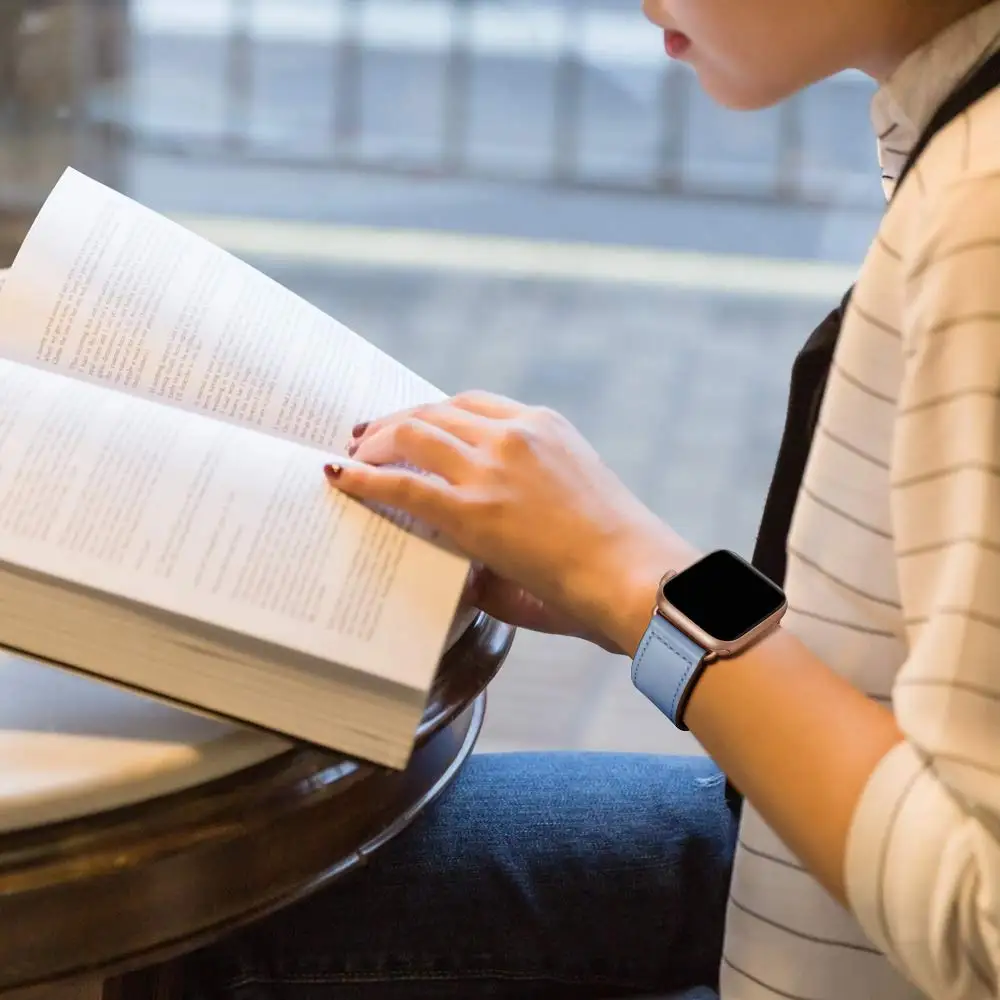 Кожаный ремешок для наручных часов Apple Watch 38 мм 40 мм 42-44 мм, Apple Watch сменный Ремешок Браслет для наручных часов iWatch, браслет Series 5/4/3/2/1