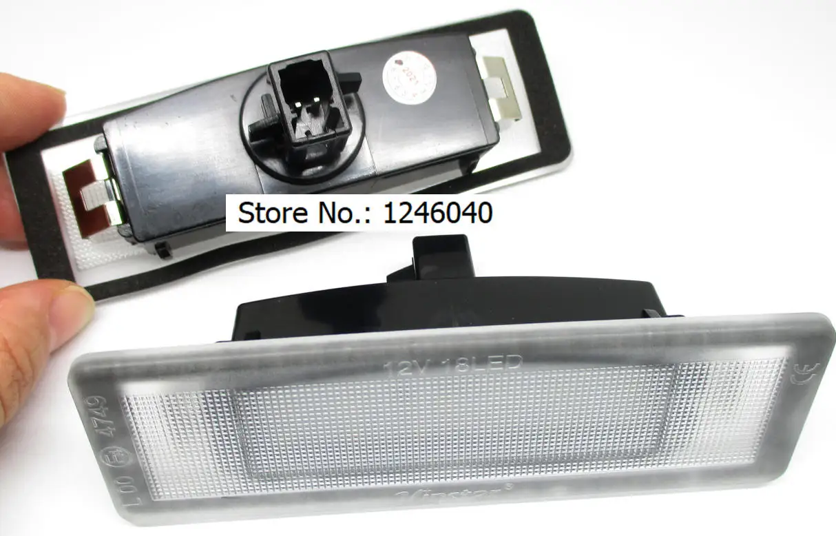 1 пара светодиодных ламп для номерного знака Kia Cadenza Premium Optima 06-14 Hybrid K2 K3 K5 Sportage 2017 2018