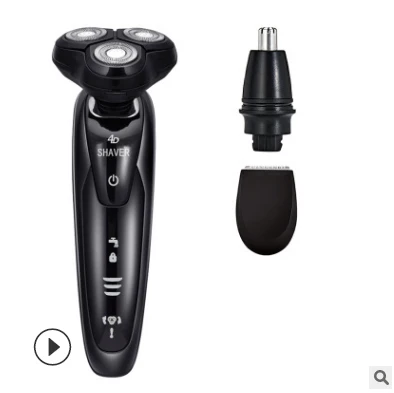 3 in 1 shaver Станок для бритья электробритва бритва электрическая станок для бритья электробритва для мужчин станки для бритья бритвенный станок электрическая бритва машинка для бритья электробритвы машинка для бороды Электробритва - Цвет: 3 in 1 shaver