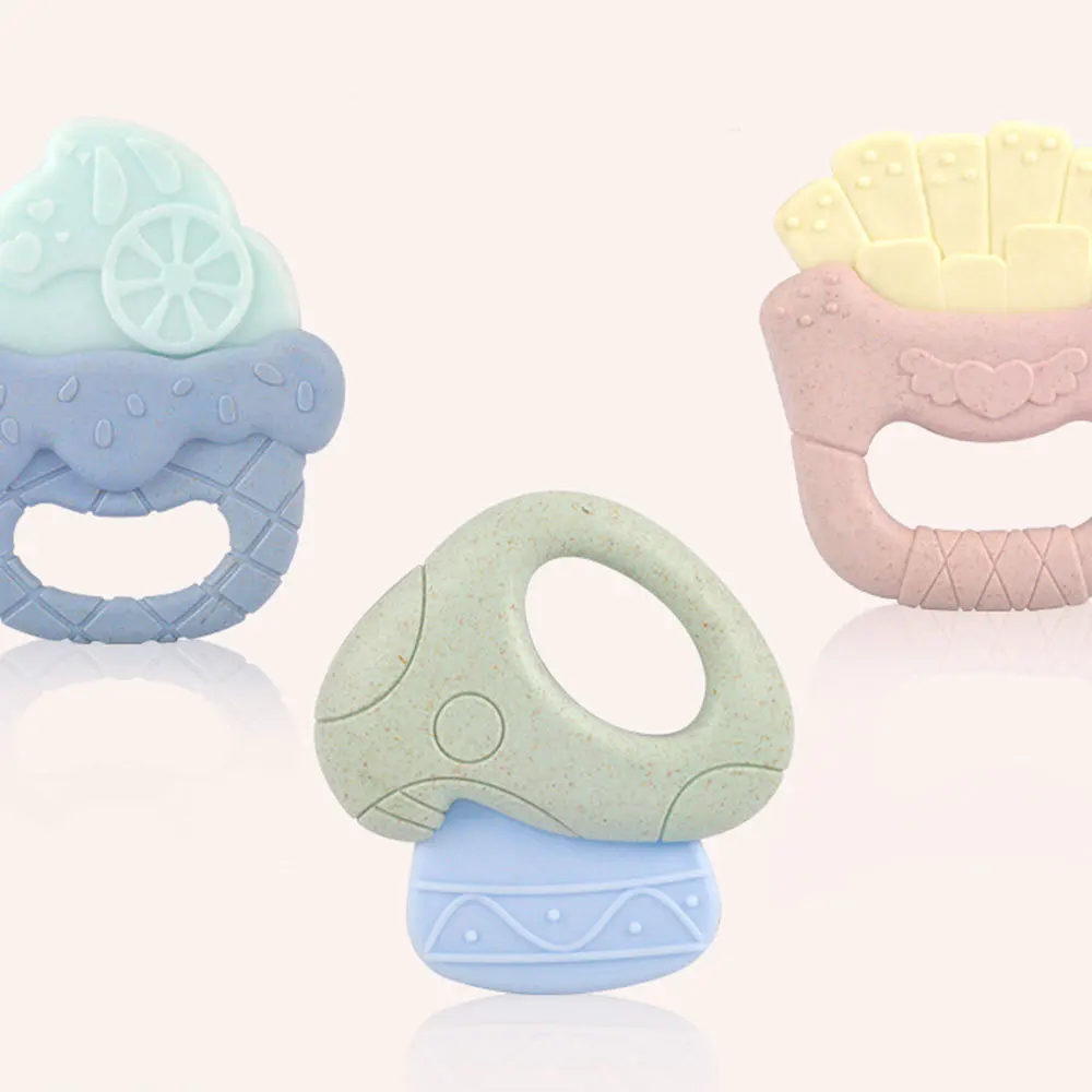 8 шт. детские погремушки грызунки в виде мороженого|Интерактивные игрушки для