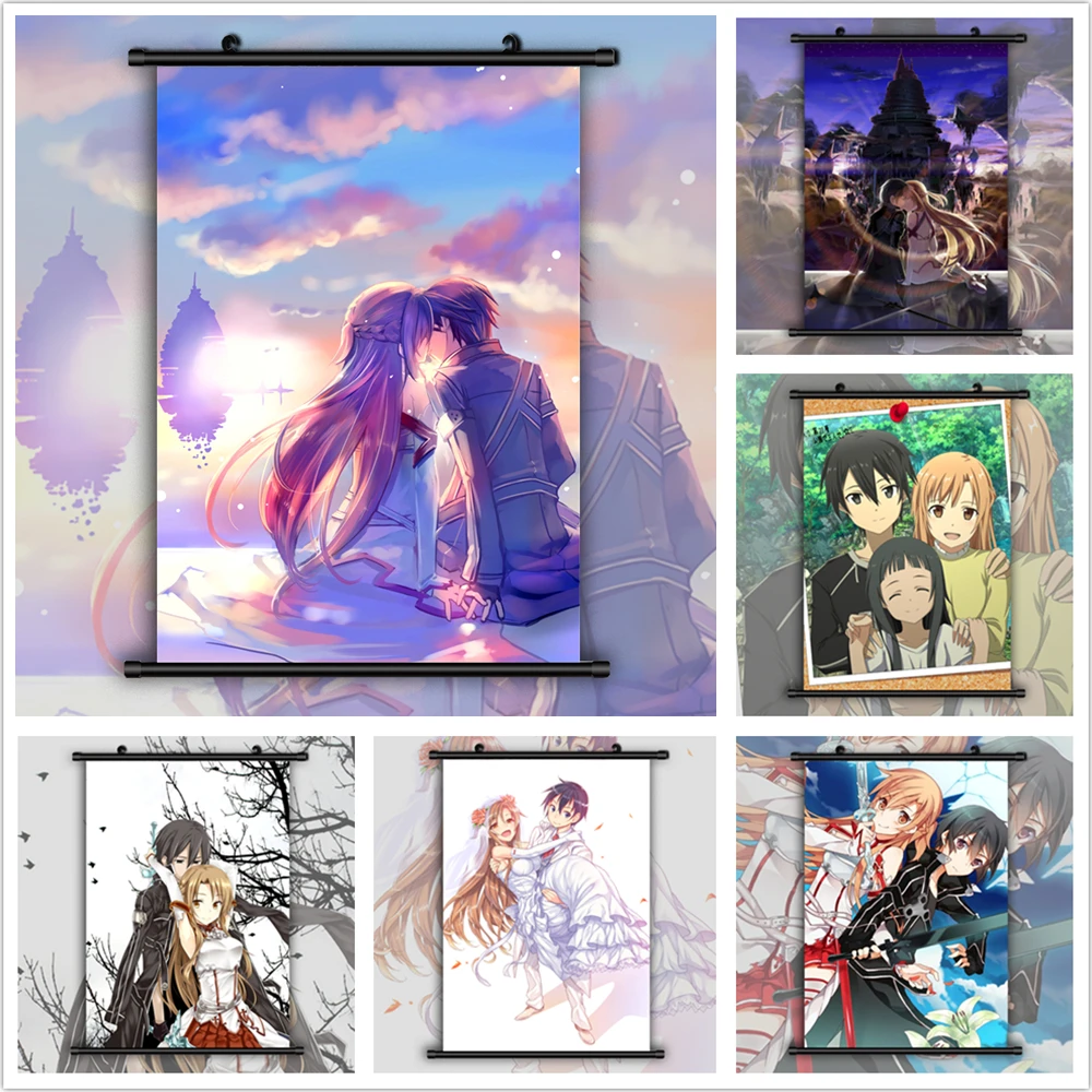 

Diamond Painting Anime Poster Sword Art Online Anime Tonggu Diamond Inlaid Diamond Embroidery Cross Stitch Home Decoration