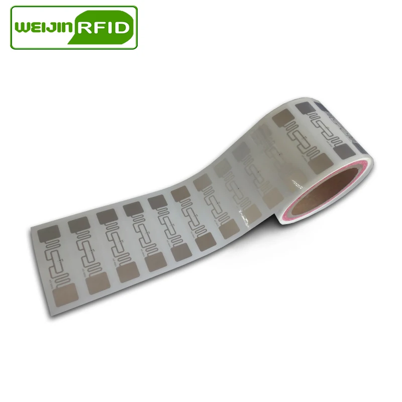 RFID ярлык UHF стикер Alien 9662 EPC6C влажная инкрустация 915mhz868mhz Higgs3 500 шт Бесплатная