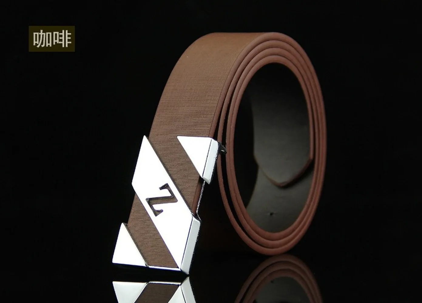 

New All-match Men's Belt Business Casual PU Leather Clothing Matching