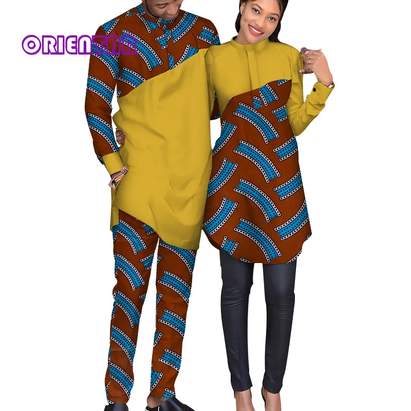 Африканская одежда для женщин и мужчин лоскутный Африканский костюм с принтом