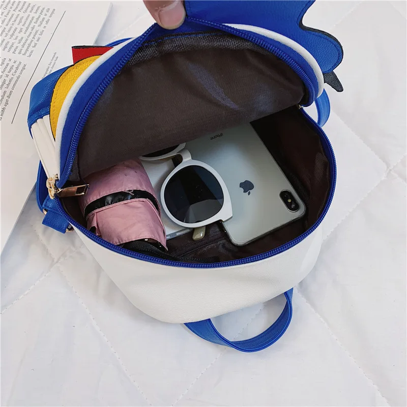 Женский рюкзак из ПУ кожи с принтом Дональд Дак|Плюшевые рюкзаки| |