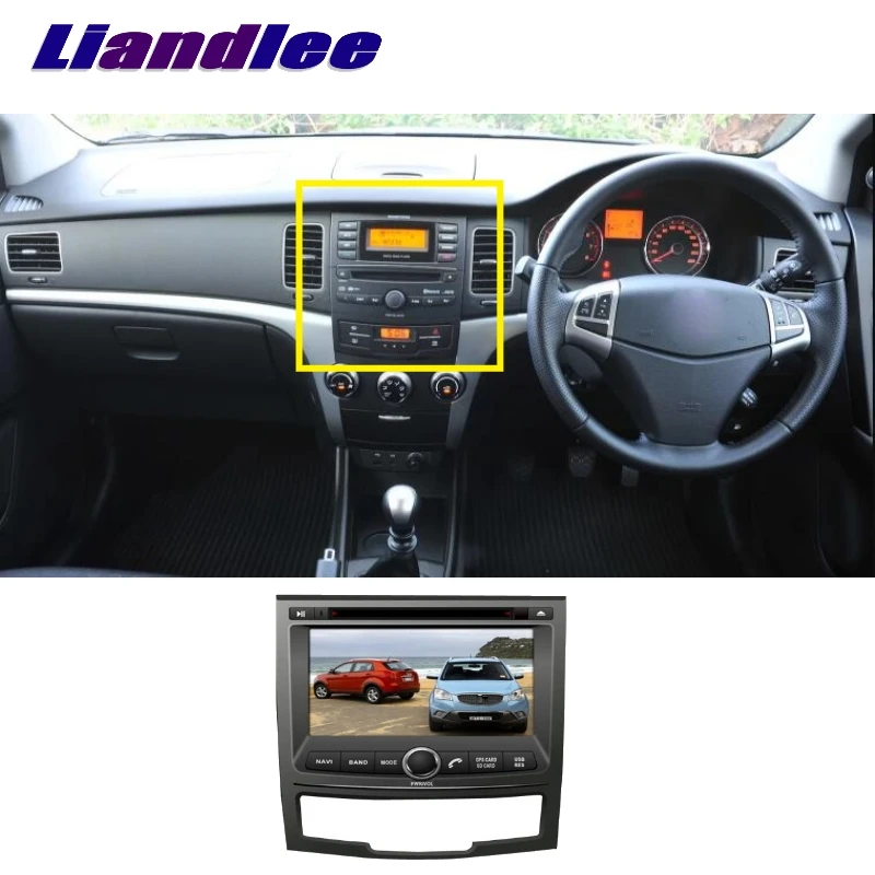 Для SsangYong Korando 2010 ~ 2018 LiisLee Автомобильный мультимедийный ТВ DVD GPS аудио Hi Fi радио