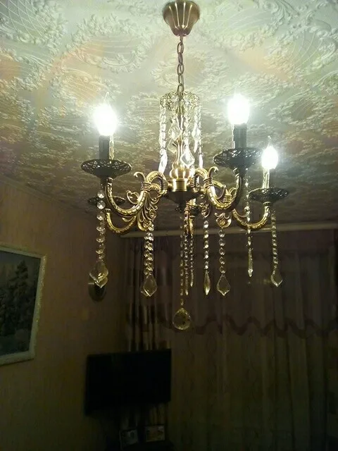 Акриловая подвеска с бусинами из кристаллов Стекло призмы Ловец Солнца