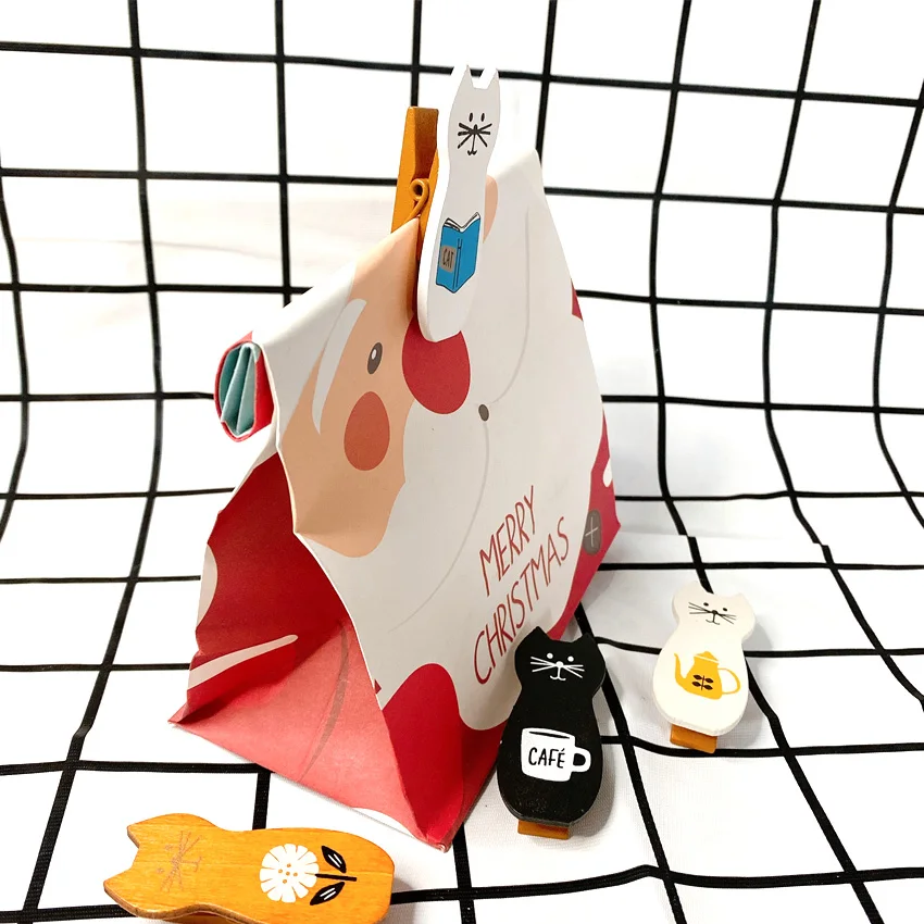 30 шт./лот деревянный бумажный зажим креативные оригинальные экологические для