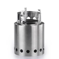 ultralight woodgas camp stove outdoor cooking firewood furnace burners bbq camping equipment