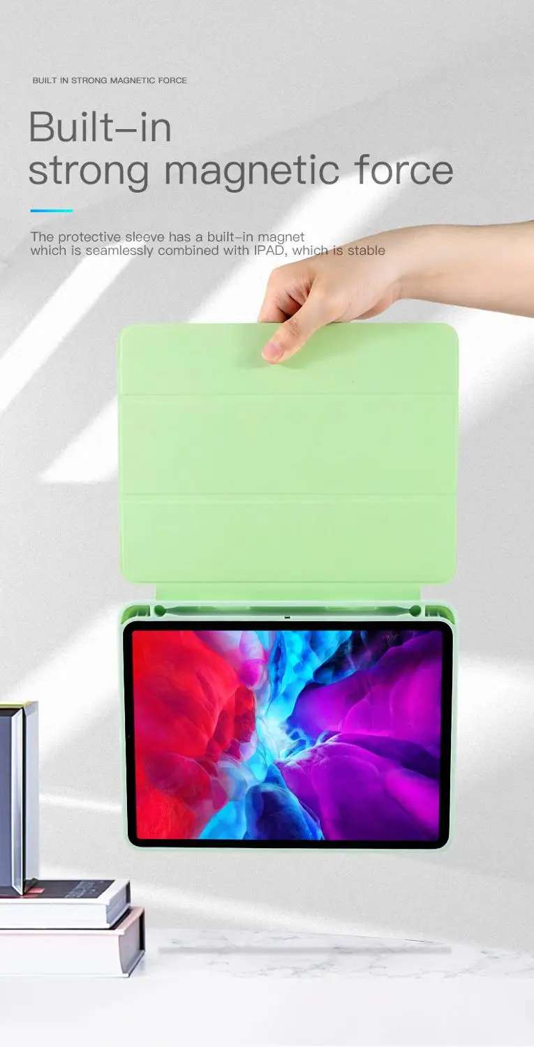 Чехол GLIGLE для iPad iPro 12 9 2020 Pro 11 чехол 10 2 2019 Air 3 защитный кожух 7 2017 2018 | Компьютеры и