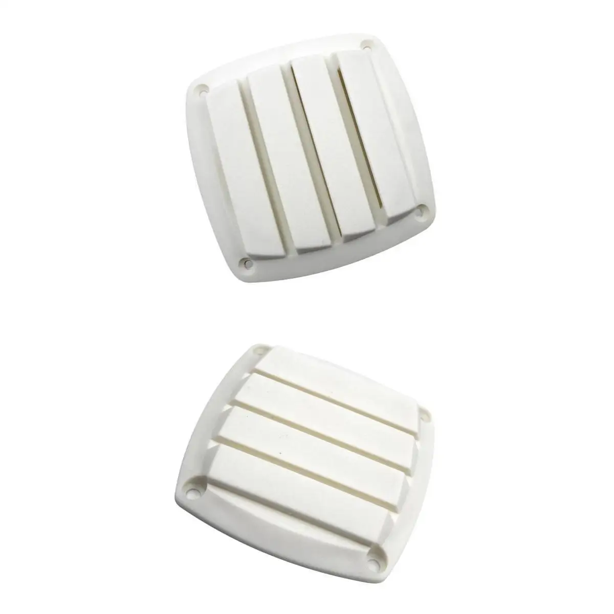 

2x Marine Louvered Vents Round 3inch+4inch Hose Hull Air Vent Boat Plastic