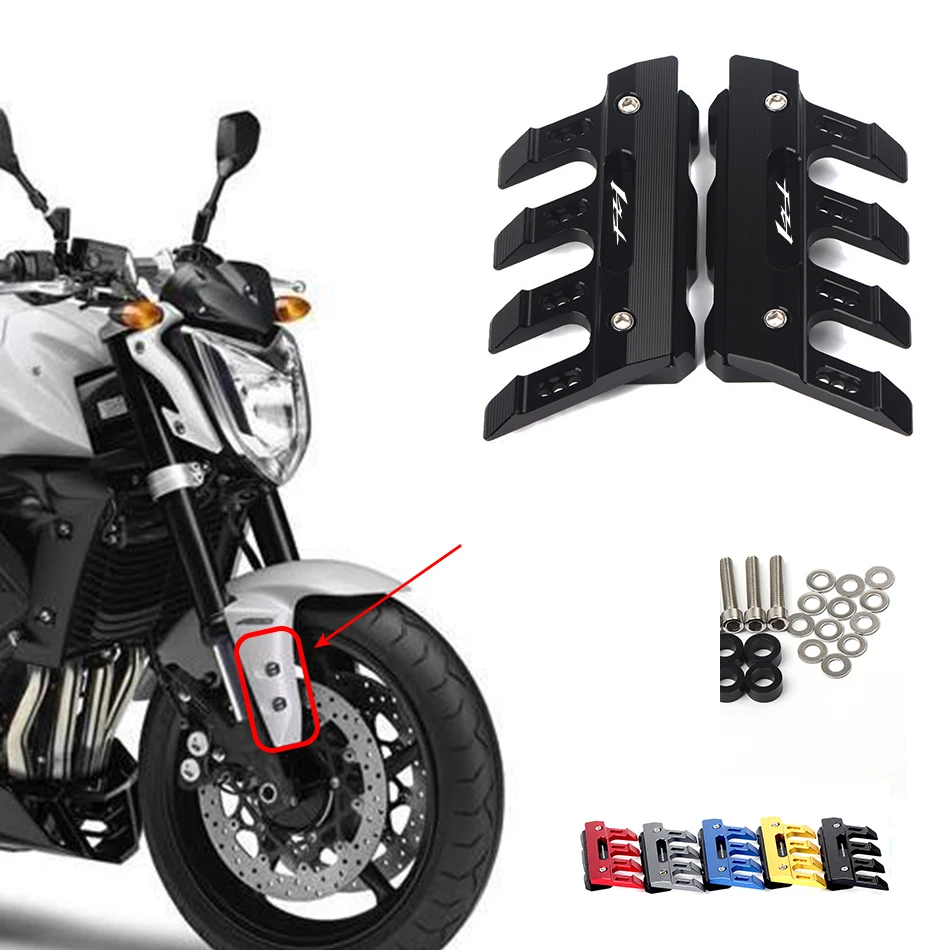 

With Logo For Yamaha FZ1 Fazer FZ1N FZ1-N FZ 1 N abs Motorcycle Front Fork Protector Fender Slider Guard Accessories Mudguar