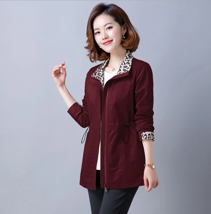 Высококачественный модный брендовый женский классический тренчкот на молнии с