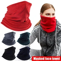 newest cycling scarf sun uv protection neck gaiter half face cover anti dust windproof for hiking outdoor 2 layers
