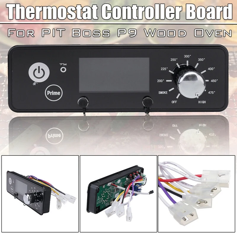 Цифровой термостат для барбекю доска управления деревянной духовки с