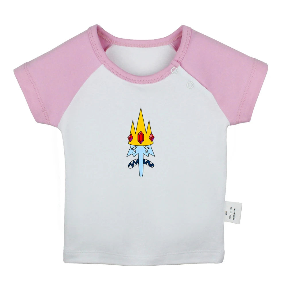 Футболка с коротким рукавом для новорожденных принтом Время приключений Финном