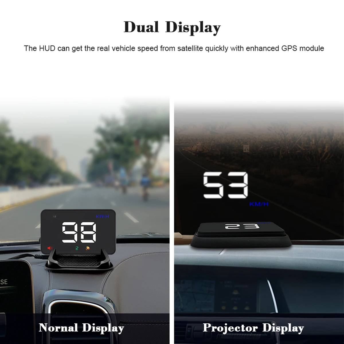 Универсальный автомобильный HUD gps скоростной метр дисплей Автоматическая
