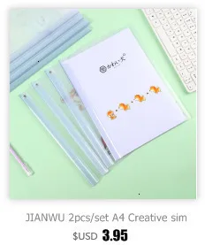 JIANWU, KOKUYO, милый светильник, цветные печенья, А4, 6 P, папка, сумка для хранения конфет, пластиковый файл, карман, kawaii, школьные принадлежности