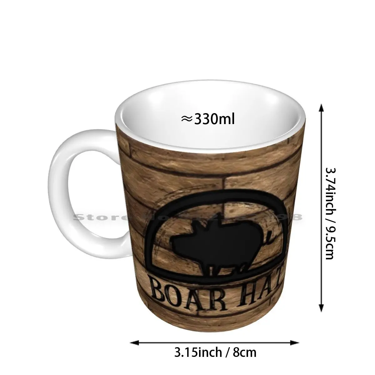 The Boar Hat Ceramic Mugs Coffee Cups Milk Tea Mug Nanatsu No Taizai Seven Deadly Sins Hawk Creative Trending Vintage | Дом и сад