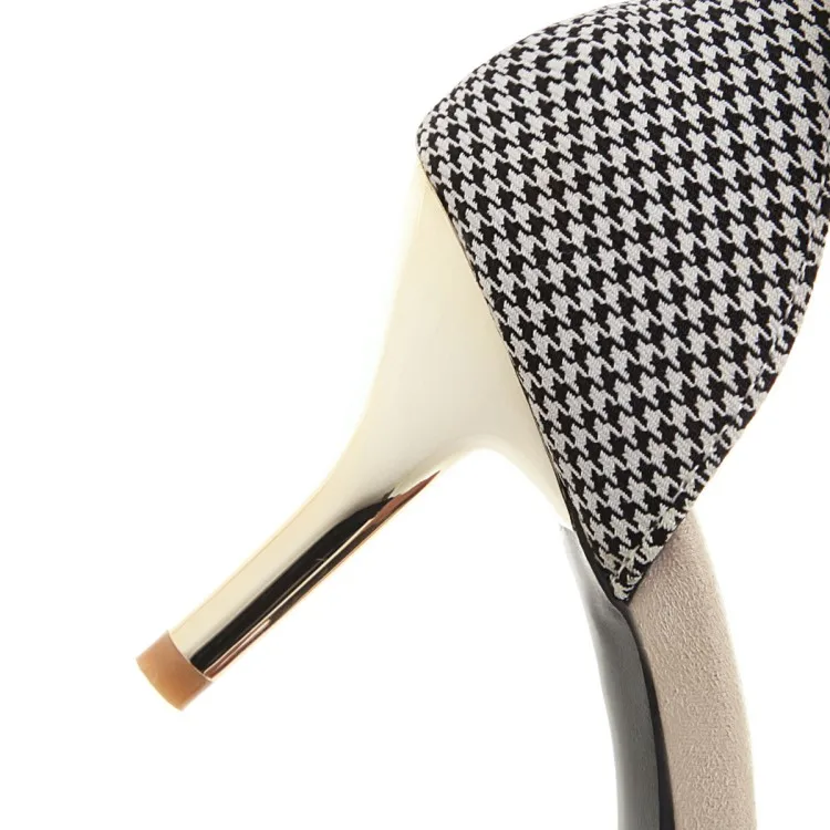 Сандалии женские на высоком каблуке босоножки в стиле пэчворк синие большие