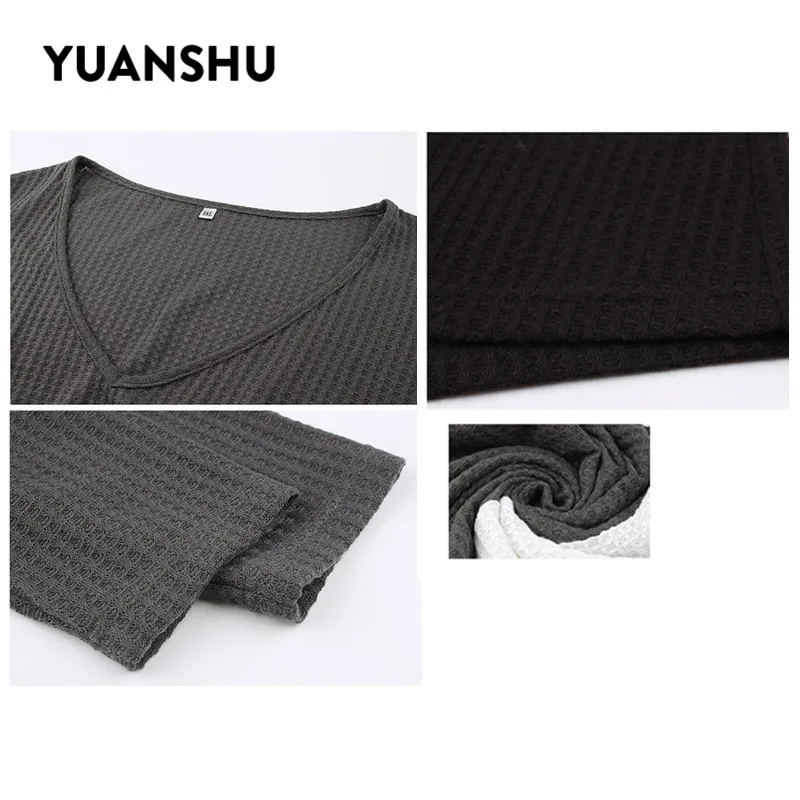 YUANSHU Fashion Striped Patchwork Knitted Plus Size Blouse Women V Neck Pocket High Quality Loose Tops XL-4XL Large Blouses | Женская
