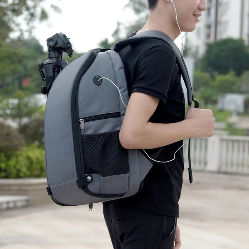 waterproof nylon camera backpack case bag men women 15 6 inch laptop backpack bags free global shipping