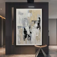abstract handmade canvas frameless oil painting wall decoration art picture size can be customized to hang in the hotel or home
