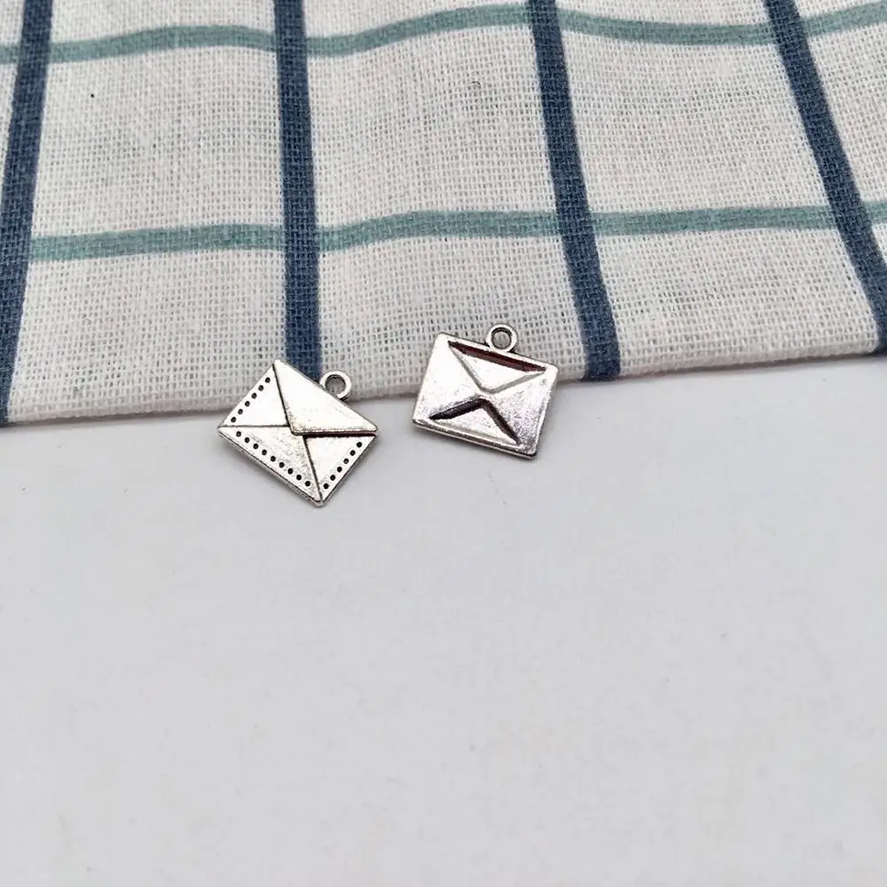 

20 pcs envelope charms fit DIY handmade Man woman necklace earring bracelet charms for Jewelry Making souvenir