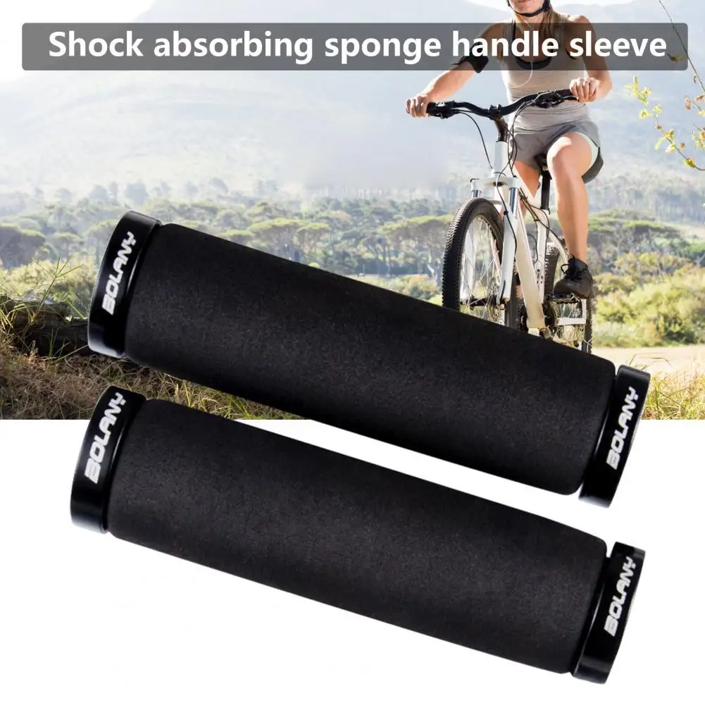 

1 Pair BOLANY Ergonomic Bike Handle Sleeve Wear-resistant Shock-Absorbing Impact-resistant Handlebar Grips Riding Parts