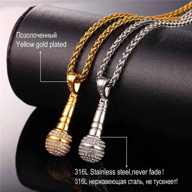 Ожерелье мужское из нержавеющей стали в стиле хип-хоп | Украшения и аксессуары